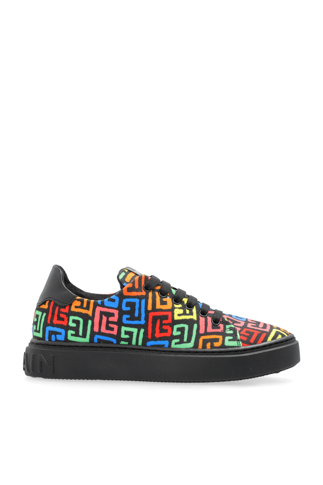 【関税&送料込み】Balmain Sneakers In Technical Materials Balmain Sneakers with logo - BeyondStyle
